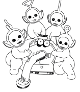 Teletubbies Online Coloring